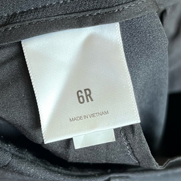 Express Editor Midrise Relaxed Trousers Wide Leg Dress Pants Palazzo Pants Black - Picture 8 of 10